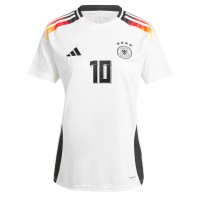 Nemecko Jamal Musiala #10 Domáci Ženy futbalový dres ME 2024 Krátky Rukáv